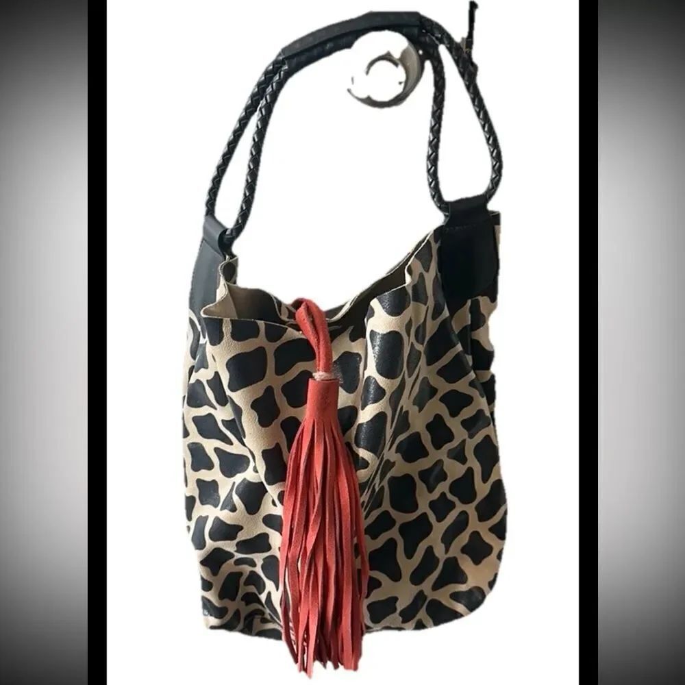 Uno Alla Volta Leopard leather Women’s Shoulder Bag